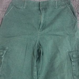 Green cargo pants